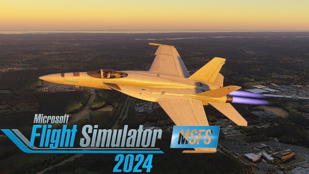 MSFS 2024 | F/A18E Super Hornet - Portland to Seattle | LOW-FLY |