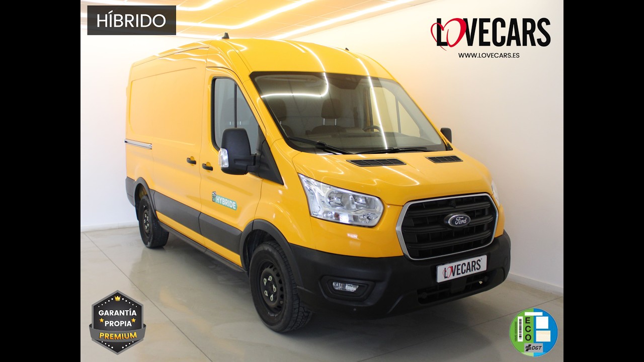 FORD TRANSIT T350 MHEV FG. L2 H2 HIBRID 130CV | SEGUNDA MANO LOVECARS