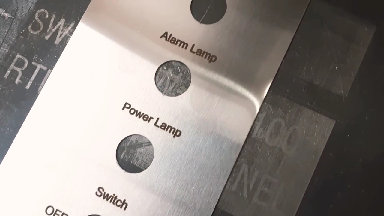 Control Panel Label