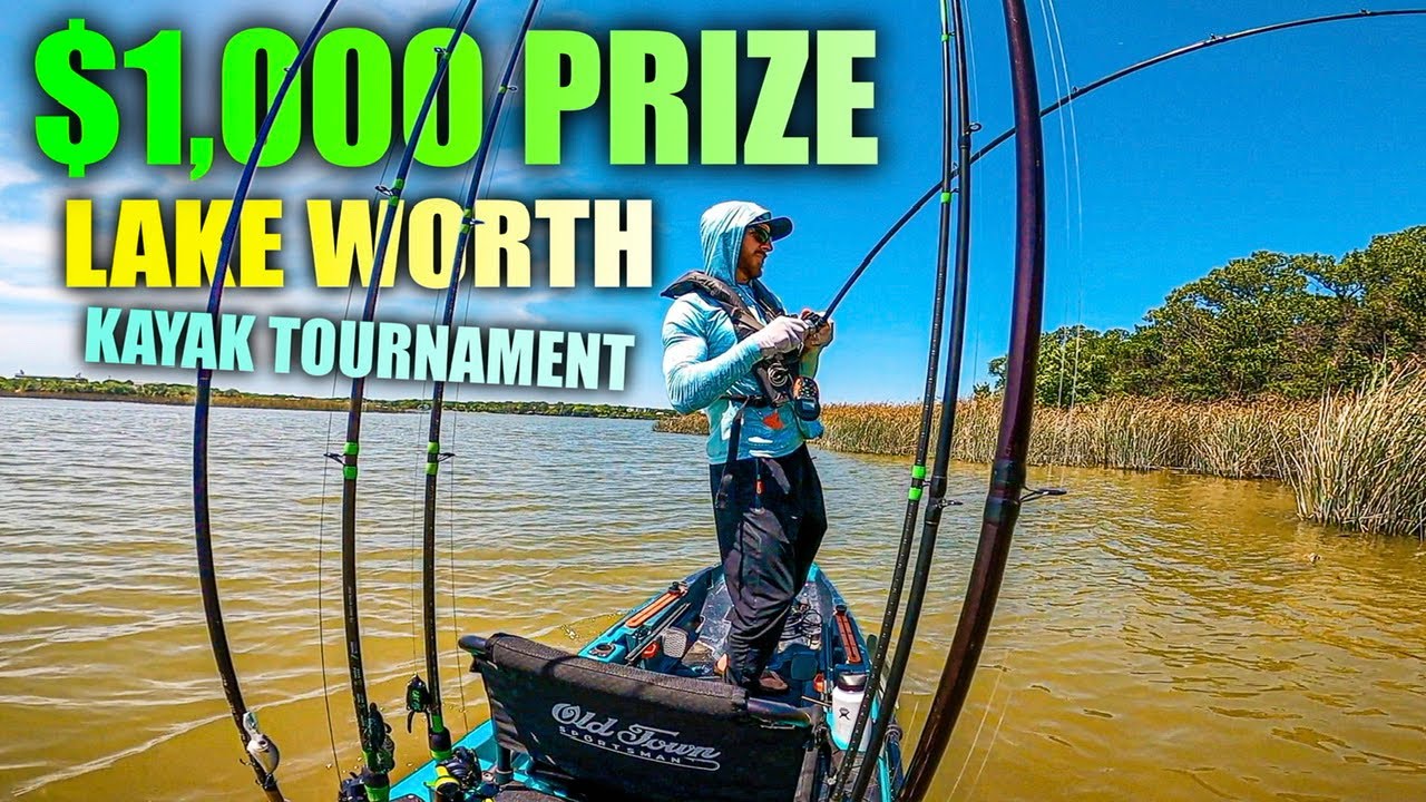 Biggest Tournament Of My Life! ($1,000+ Prize) Kayak Fishing Lake Worth, TX in 2022