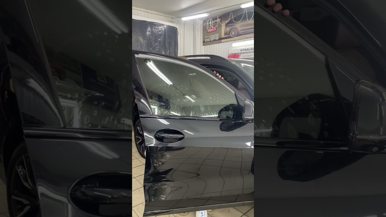Тонировка боковых плёнкой llumar 5% #tinting #тонировка #detailing #tint #windowfilm