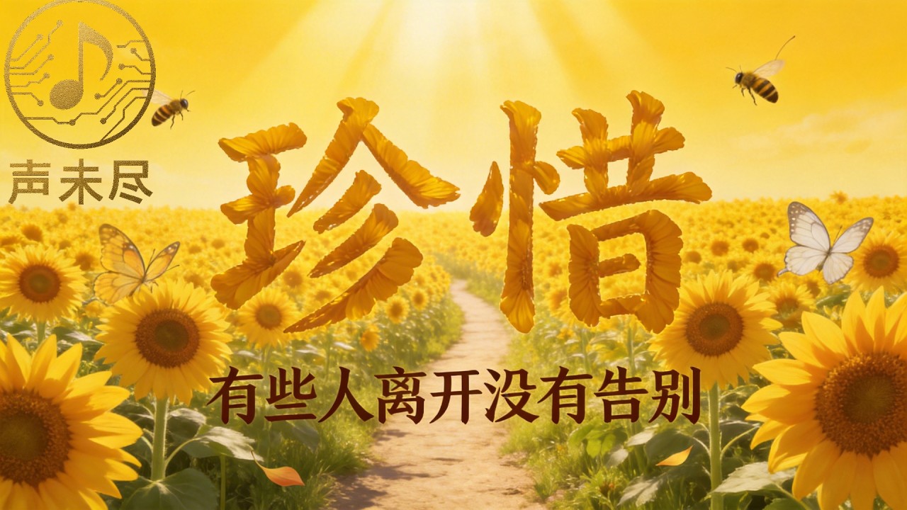 一首看透人生的療癒歌曲《珍惜》，獻給總以為來日方長的你｜願我們都來得及好好珍惜｜聲未盡｜Healing Music
