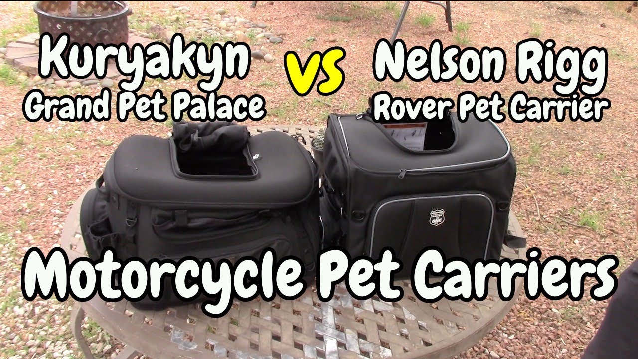 Nelson Rigg vs Kuryakyn Motorcycle Pet Carriers Compaired ~ Which is the Best?