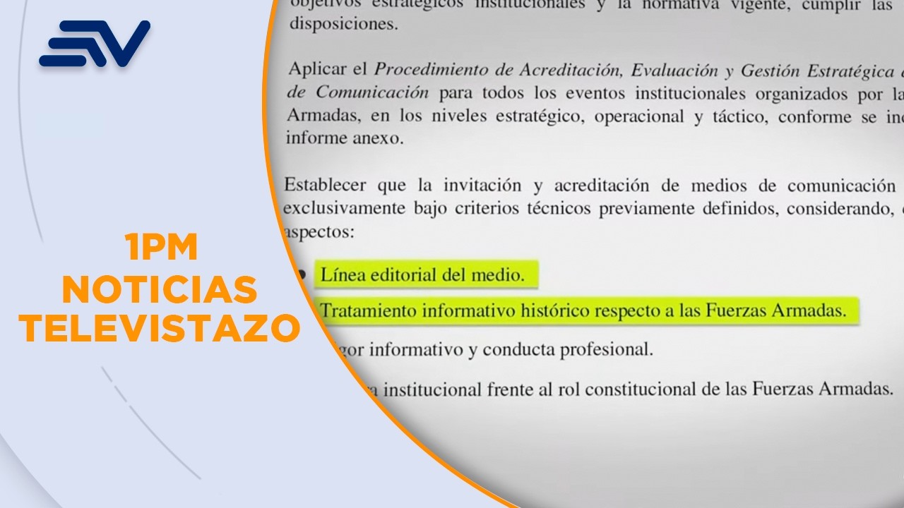 Censura a medios de comunicación y periodistas por parte de FFAA , levantó alertas | Televistazo