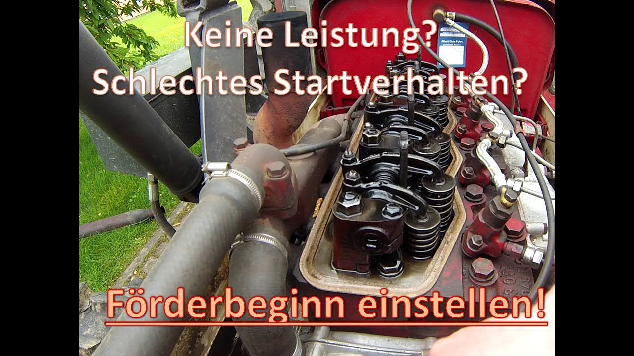 #19 Förderbeginn prüfen und einstellen am IHC 744 | IHC Schrauber | #OIM