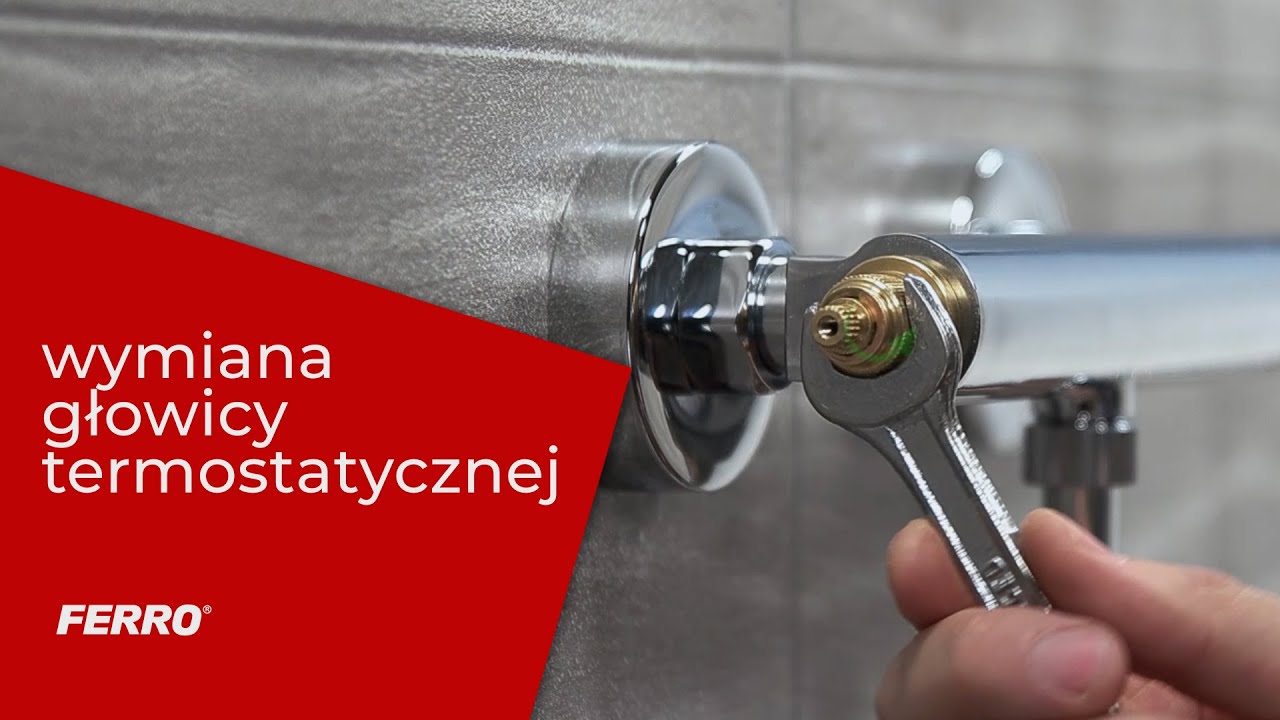 Jak wymienić głowicę termostatyczną? | Wymiana głowicy w baterii Trinity | Model TRM7 | FERRO GROUP