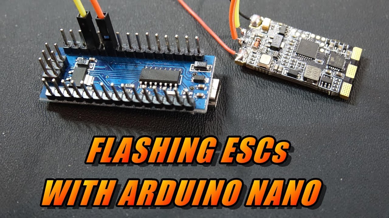 Как прошить ESC с помощью Arduino Nano