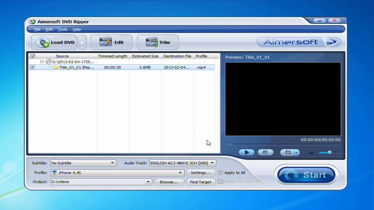 How to Rip DVD and Burn DVD in Windows 7