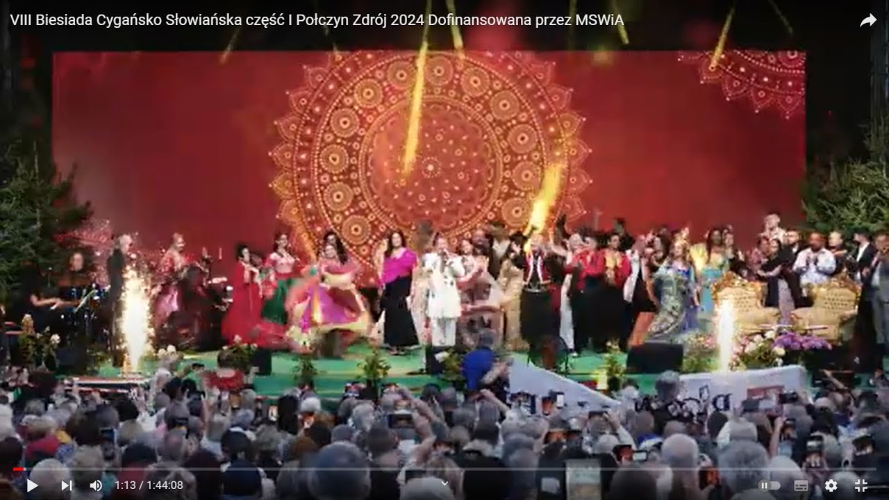 VIII Biesiada Cygańsko   Słowiańska   część I Połczyn Zdrój 2024 Dofinansowana przez MSWiA