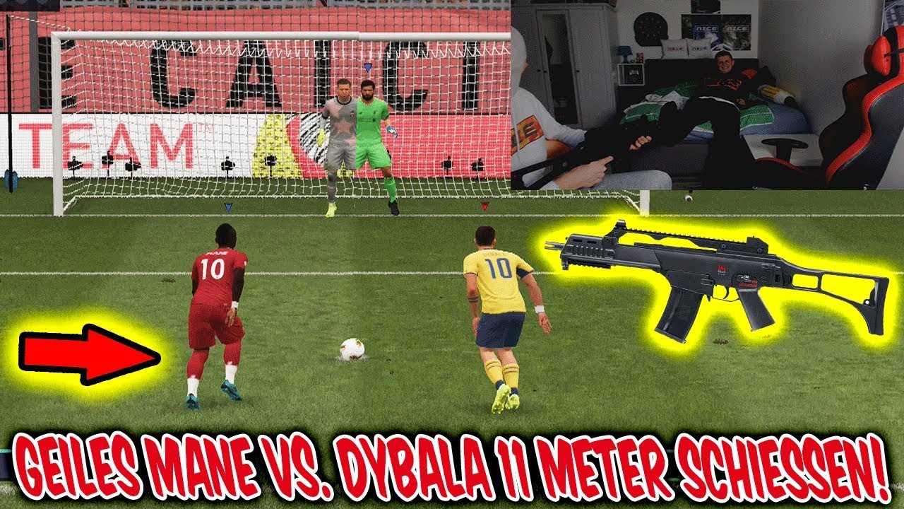 Kranke SOFTAIR Bestrafung im MANE vs. DYBALA 11 Meter schießen mit Bruder! - Fifa 20 Ultimate Team