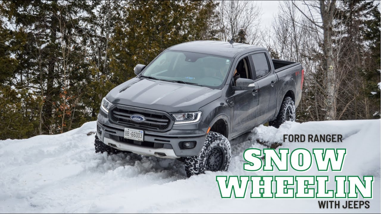 Ranger Snow Wheelin With Jeeps
