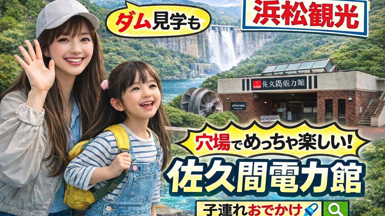 浜松の穴場スポット発見！佐久間電力館がすごい