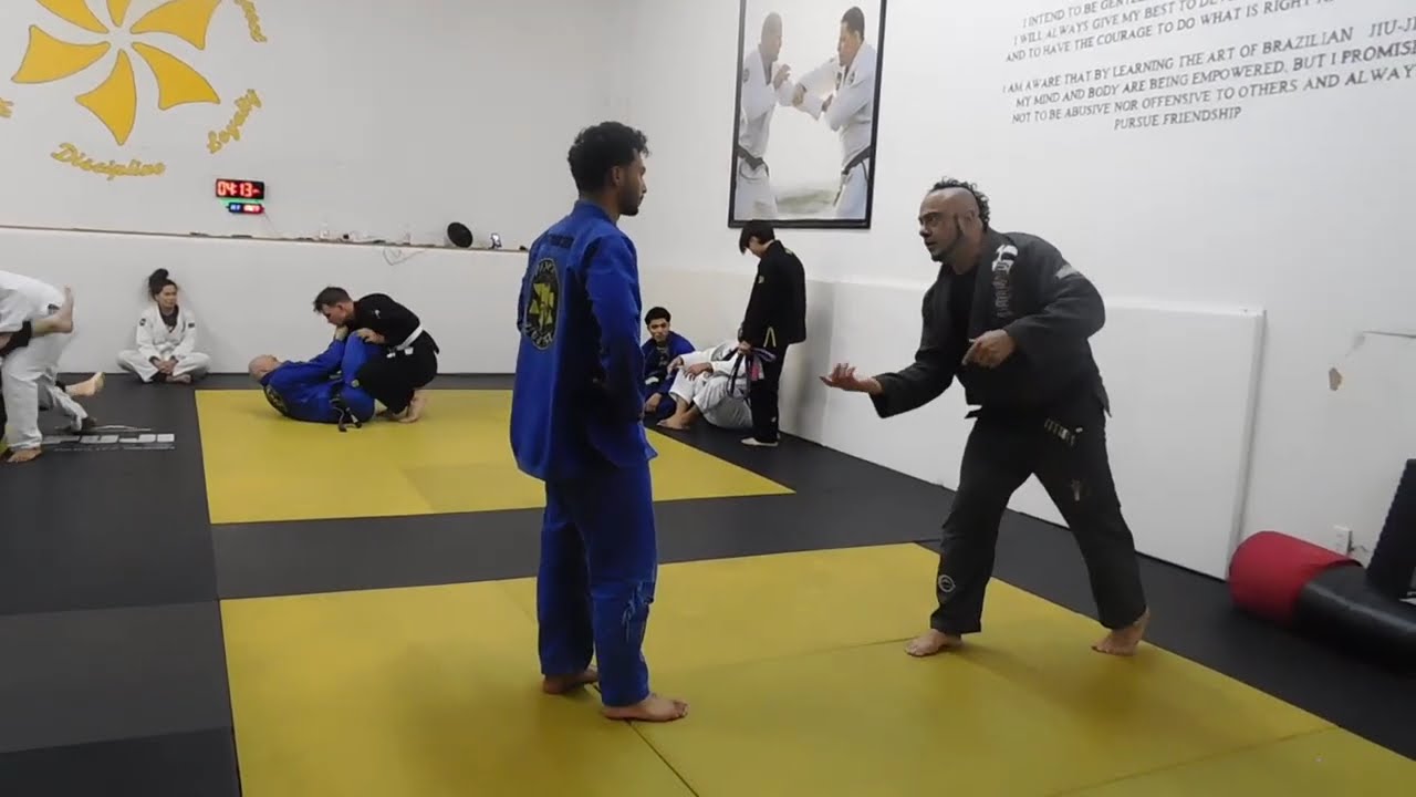 Rolling at Ribeiro BJJ Day in the Dojo 19