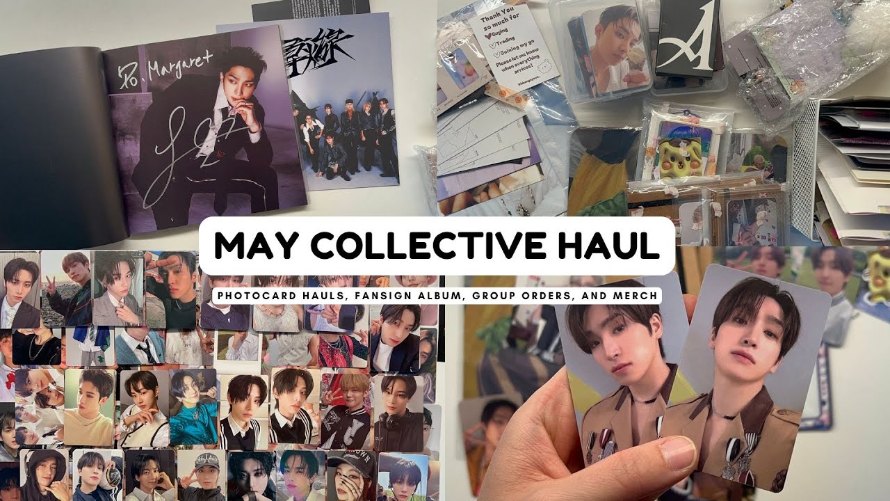 May Collective Haul- neokyo package, sangyeon fansign album, group orders and merch~