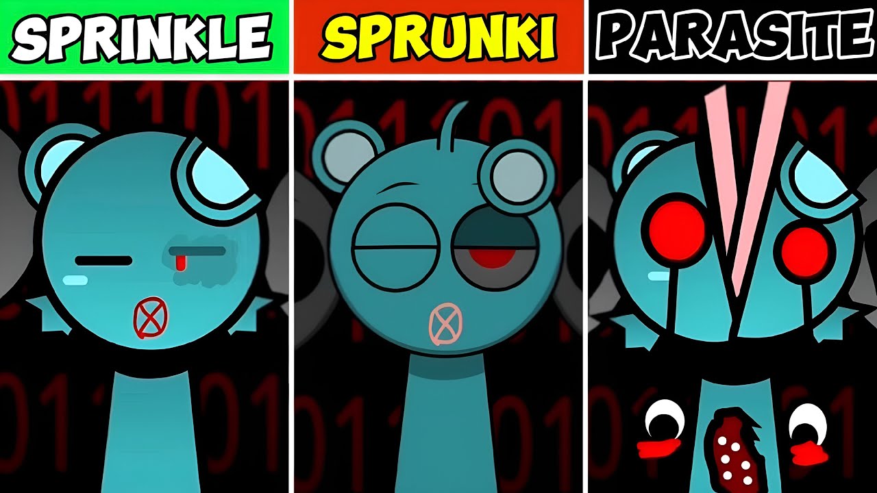 Incredibox Sprinkle VS Sprunki Sprinkle VS Parasite Sprinkle
