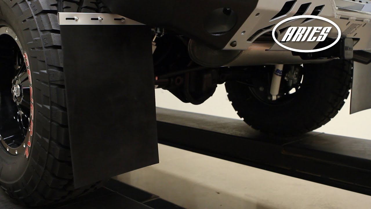 ARIES Universal Mud Flap Installation: 12