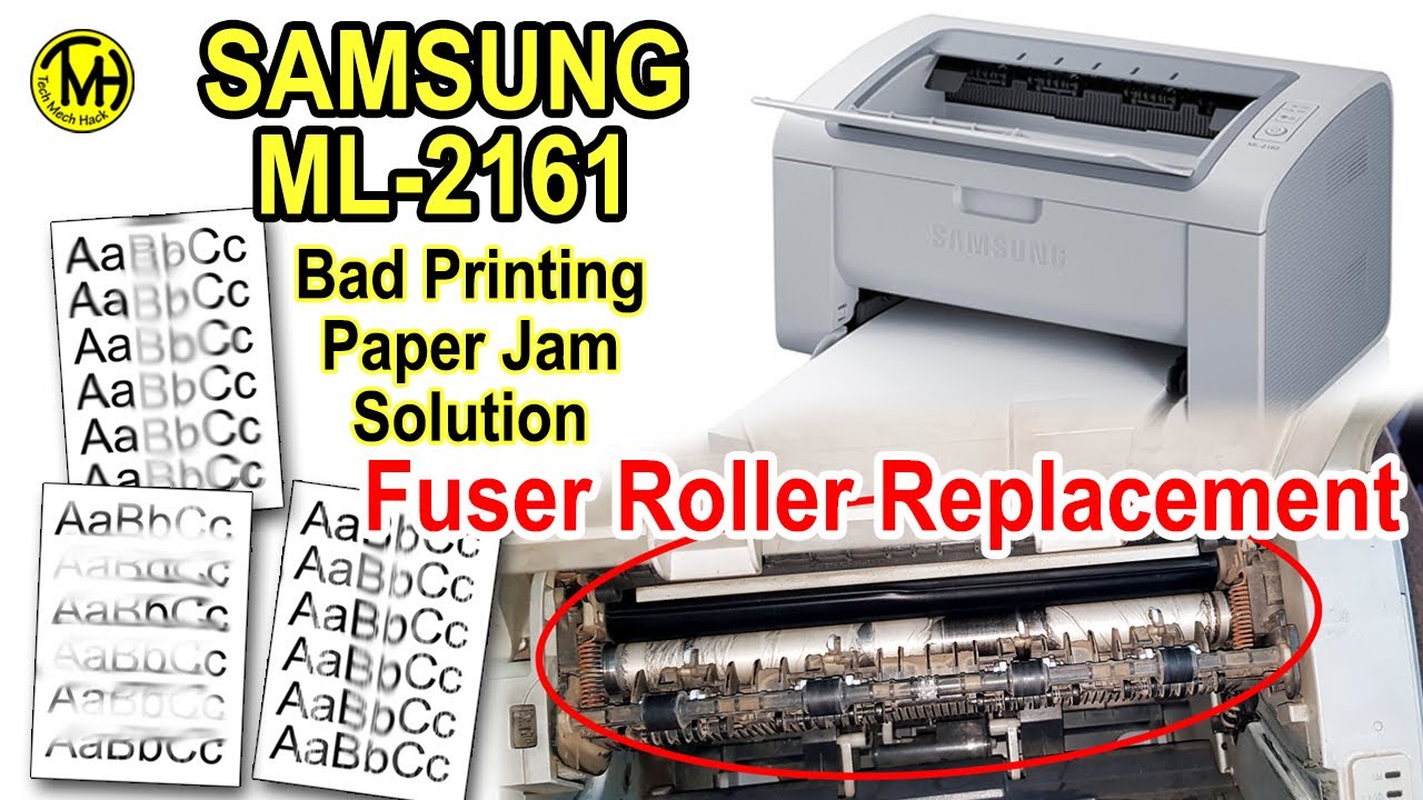 How To Change Fuser Roller in Samsung Printer.