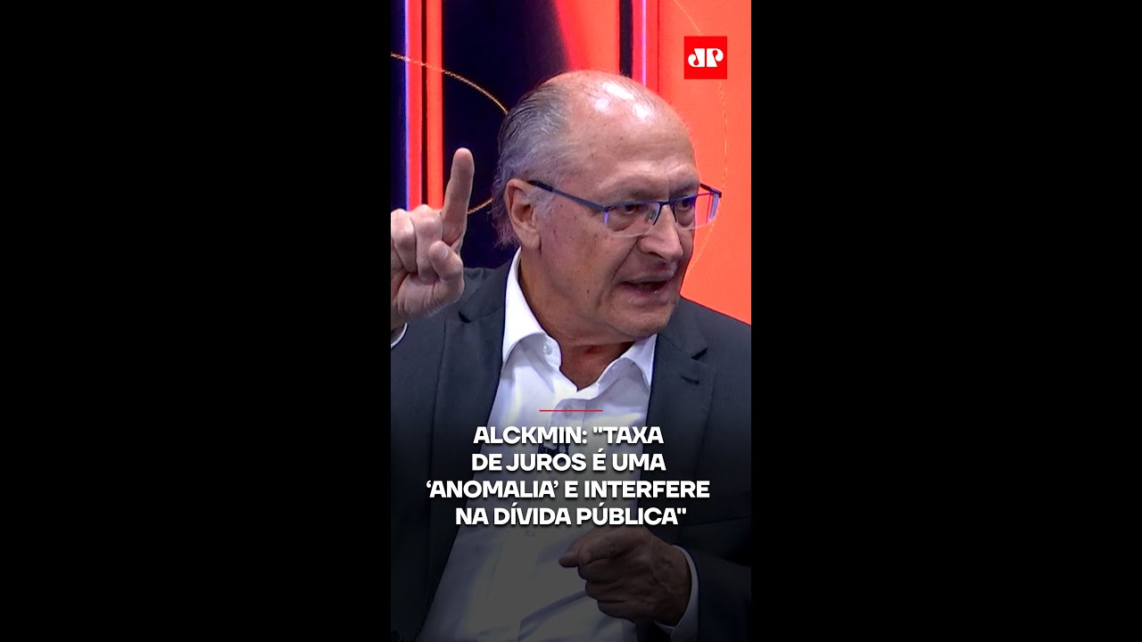 Alckmin: Taxa de juros é uma ‘anomalia’ e interfere na dívida pública