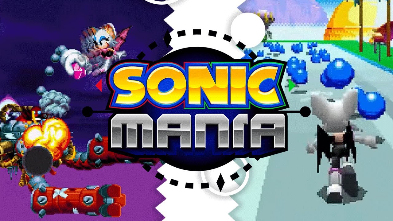 Rouge The Bat in Sonic Mania ✪ First Look Gameplay (1080p/60fps)