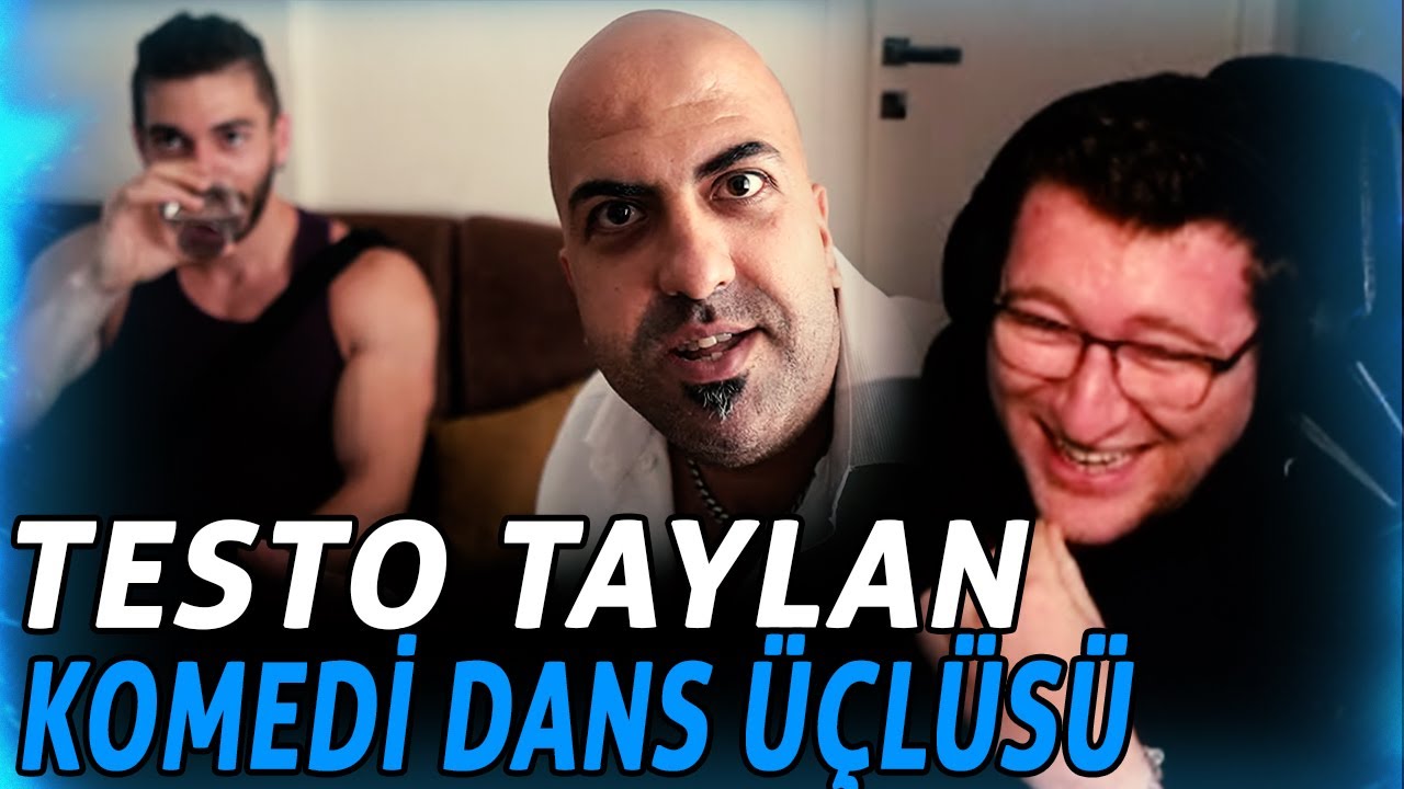 EFE UYGAÇ TESTO TAYLAN KOMEDİ DANS ÜÇLÜSÜ İZLİYOR