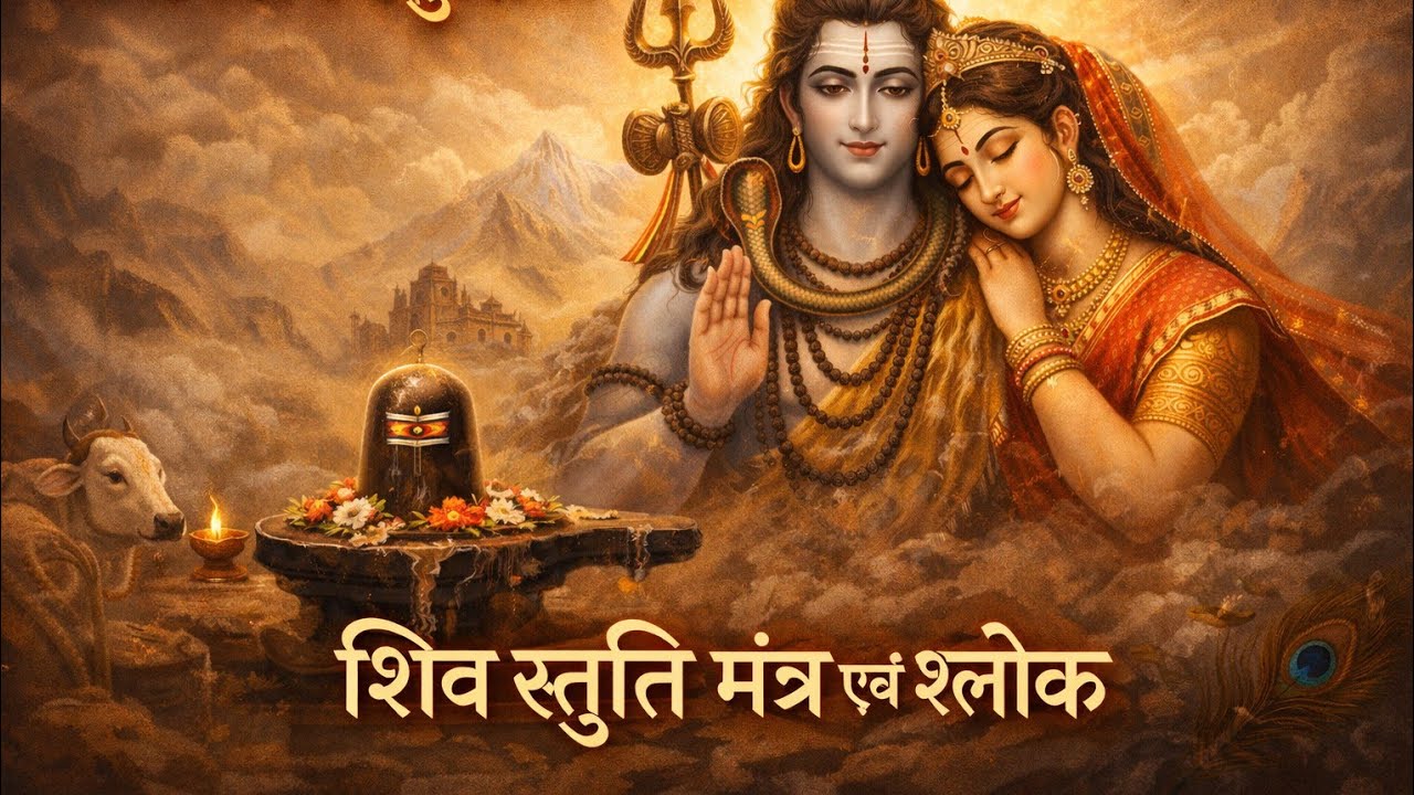 शिव स्तुति मंत्र एवं श्लोक | Powerful Shiva Stuti Mantra | Deep Meditation & Peaceful Bhajan