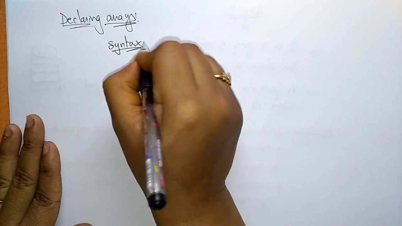 arrays in c programming | Declaration | Initialization | | C Programming | Lec-31