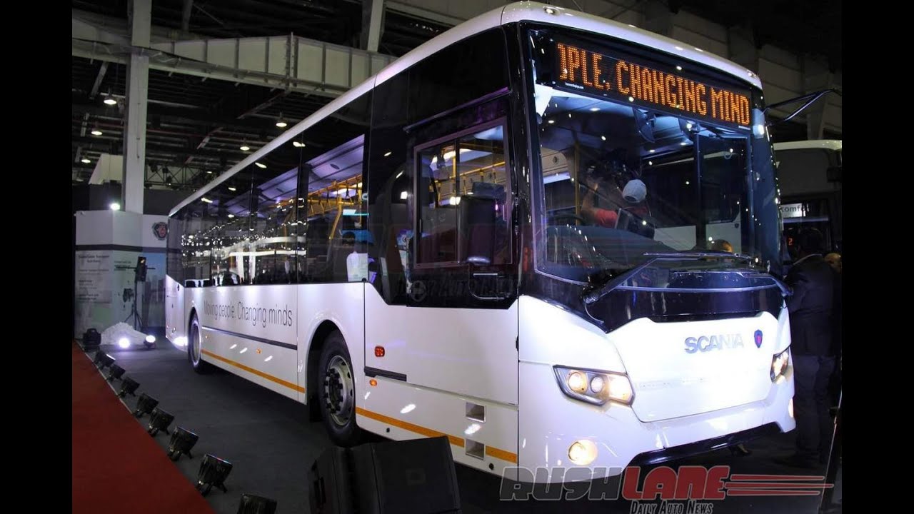 Scania Citywide 12m Bus at 2016 Auto Expo