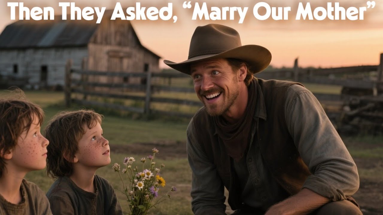 Lonely Cowboy Took in 7 Children from Cruel In-Laws—Then They Asked, “Marry Our Mother” | Emotional