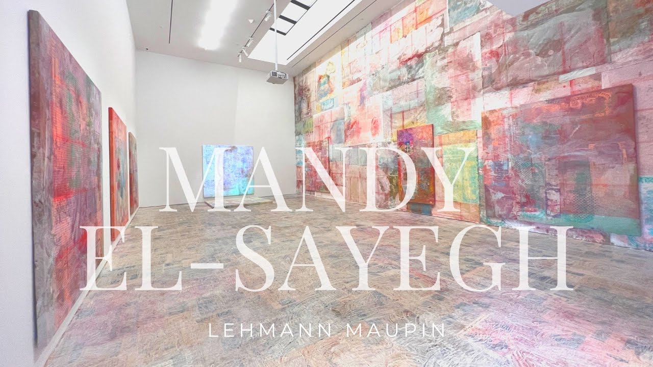 Exhibition Walkthrough: Mandy El-Sayegh at Lehmann Maupin | ArtAsForm