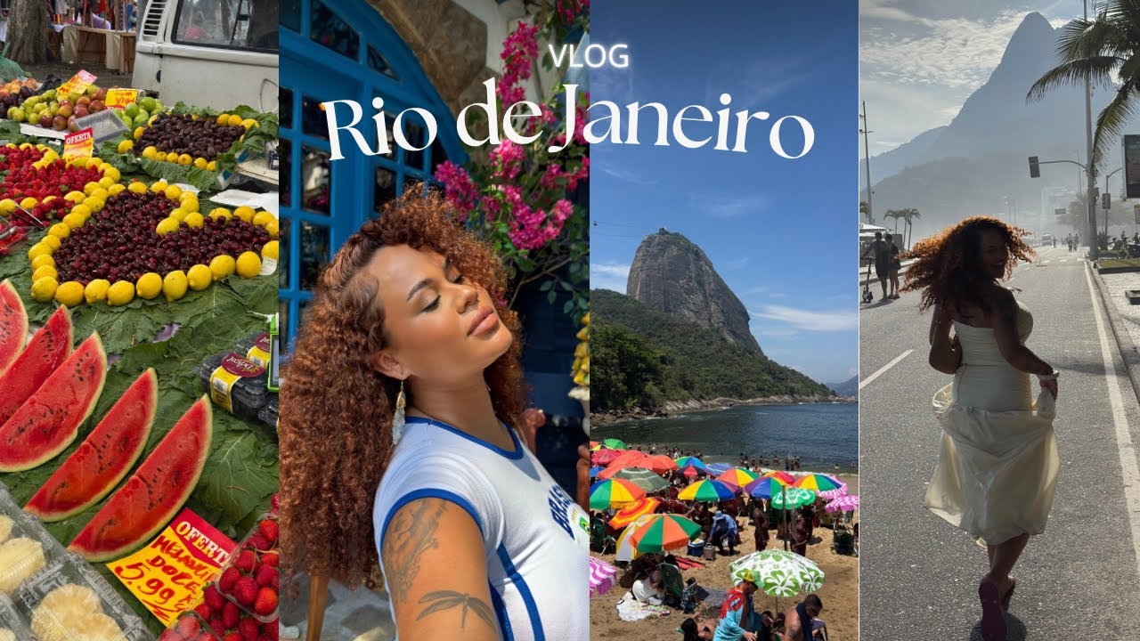 Vlog no Rio de Janeiro 🇧🇷 | restaurantes, feira da glória, praias & muitas vivências. 
