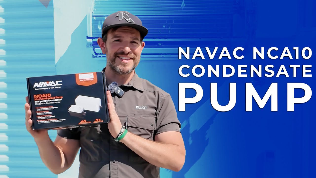 Ultra-Quiet NAVAC NCA10 Condensate Pump Unboxing & Installation | 21dB Mini Split Pump