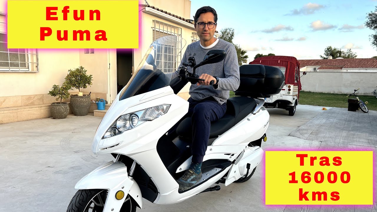 Moto eléctrica EFUN PUMA - PRIMEROS 16000 KMS