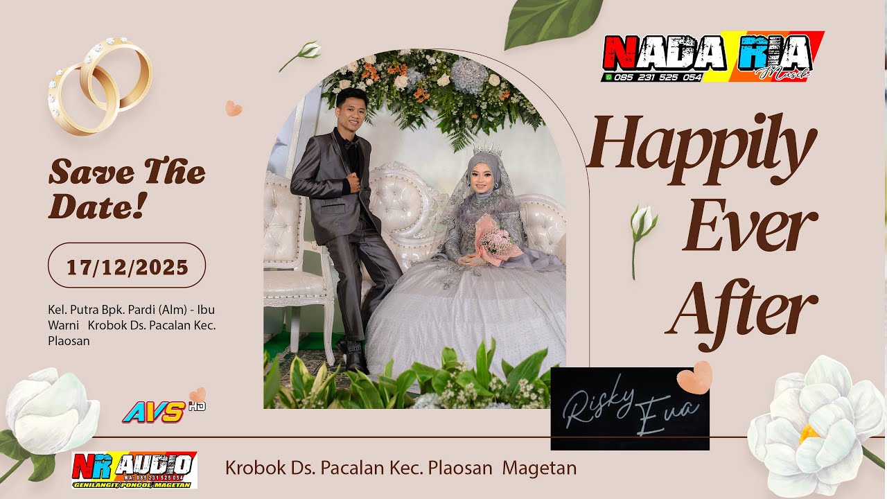 live.. cs nada ria ## pernikahan rizky dan  eva ## krobok pacalan  17 des 2025