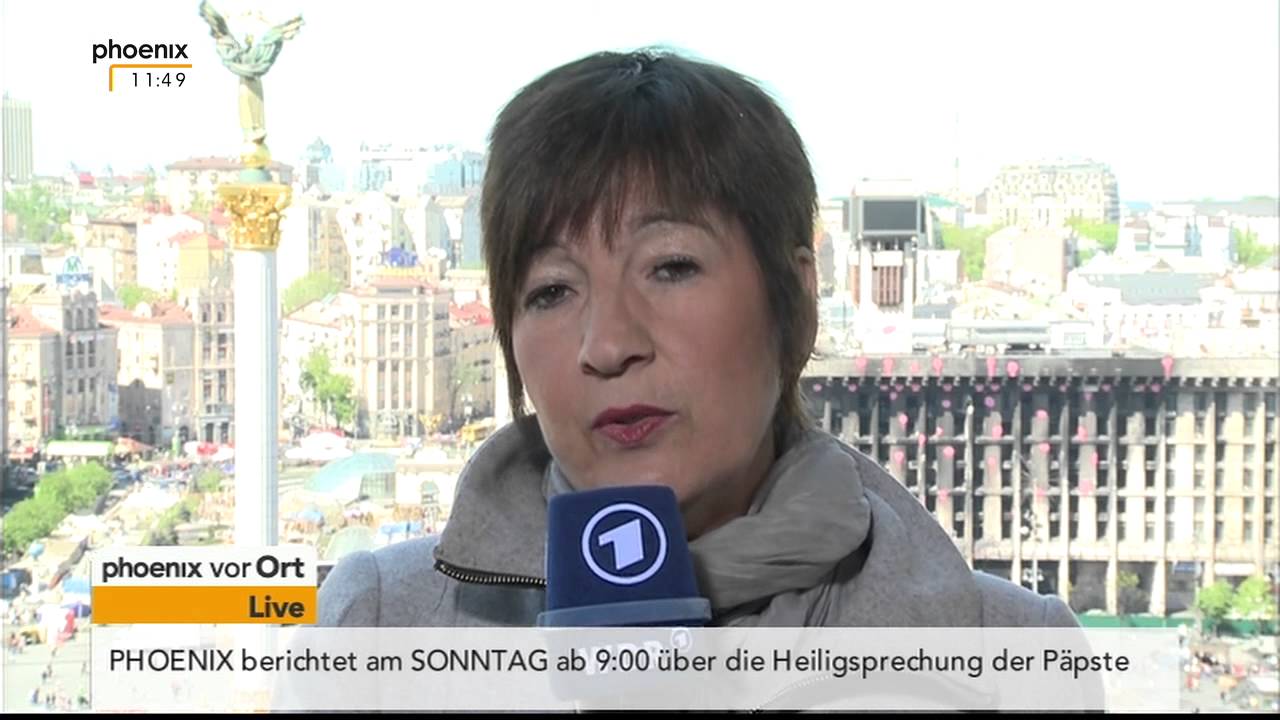 Ukraine-Krise - Birgit Virnich zur Lage in Kiew am 25.04.2014