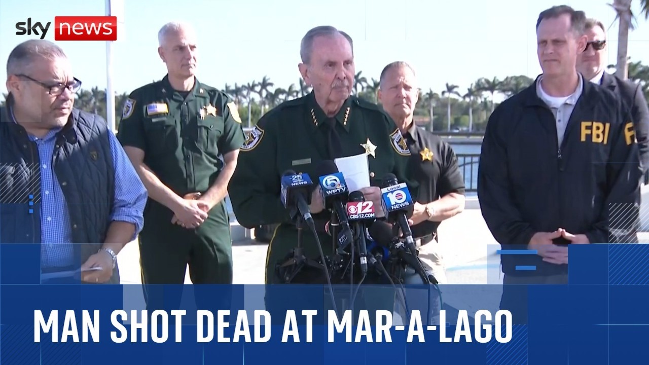Man shot dead at Trump's Florida estate after 'raising shotgun to shooting position'