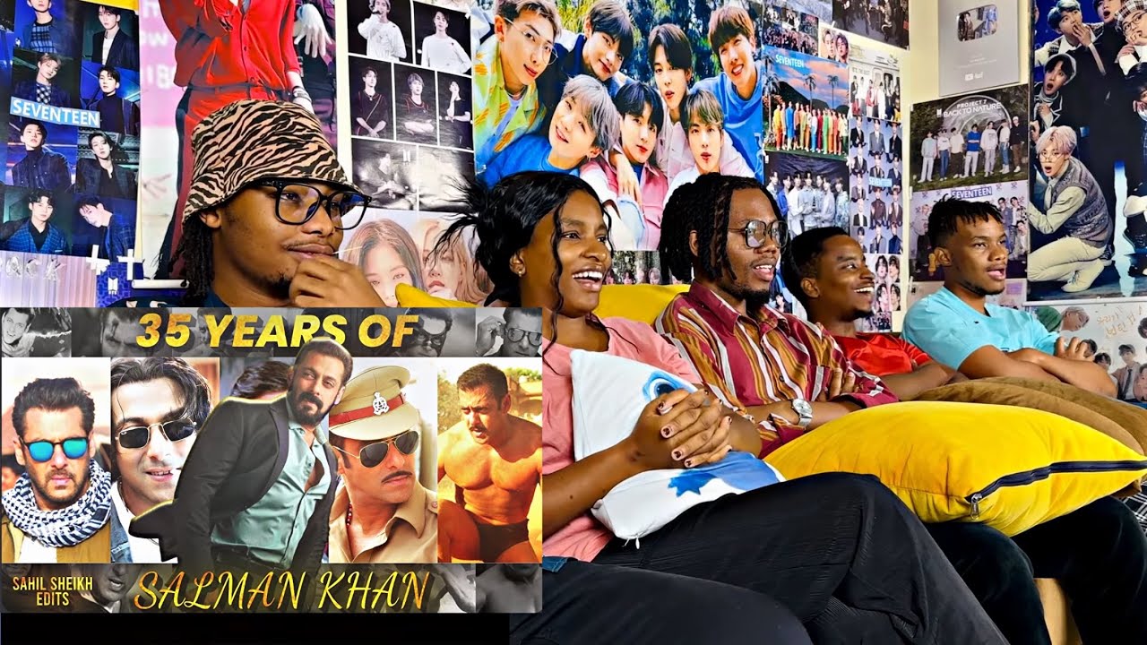 Africans react to 35 Years Of Salman Khan | Megastar Salman Khan | Tribute To Salman Khan | Tiger 3✨