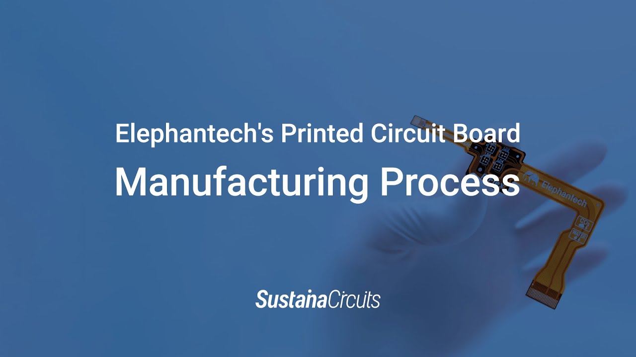 Elephantech's SustainaCircuits™ Printed Circuit Board Manufacturing Process