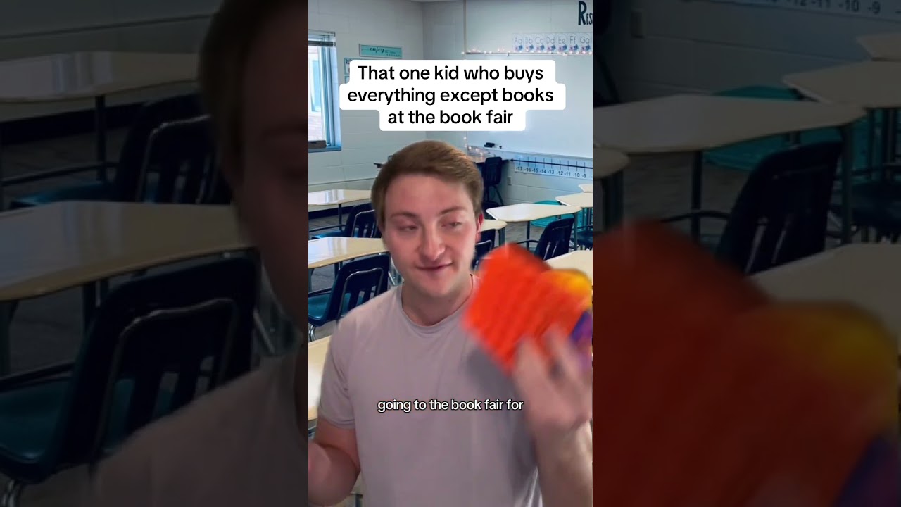 That kid who buys everything except books from the book fair #comedy #pov #school