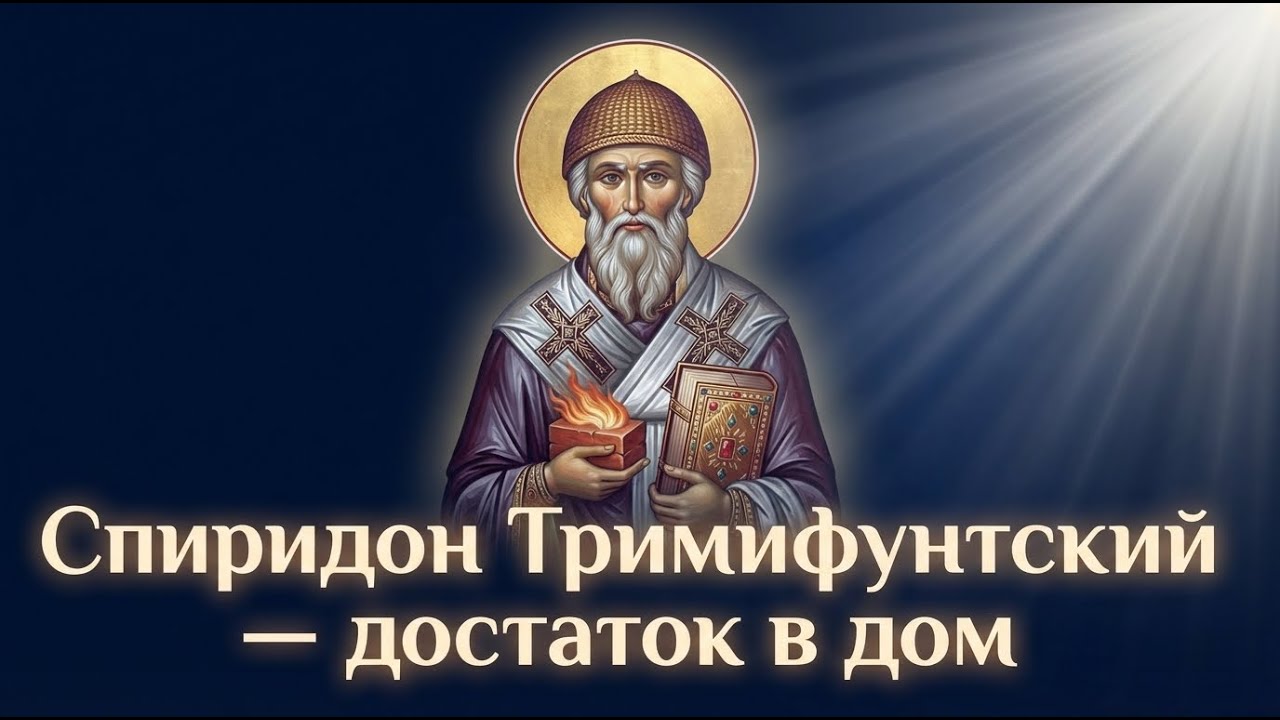 6 марта В ВЕЛИКИЙ ПОСТ СПИРИДОН ТРИМИФУНТСКИЙ ВЫРВЕТ ИЗ НУЖДЫ! Проси — достаток войдёт в дом!