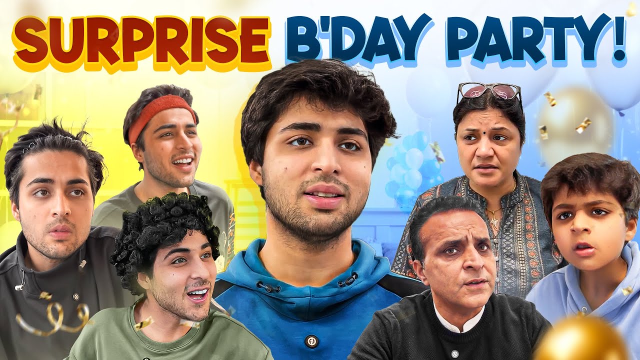 RAJ KI SURPRISE BDAY PARTY🎂 | Raj Grover | #surprisebdayparty 