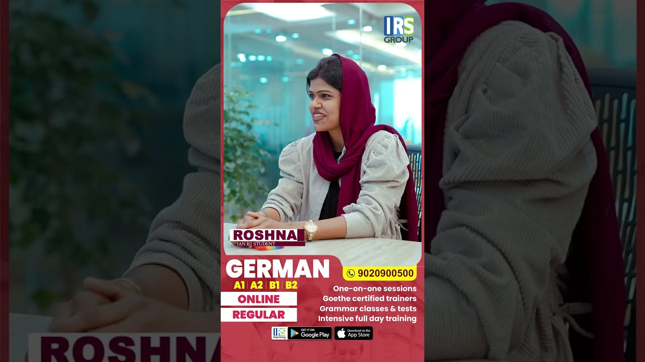 German Language Coaching at IRS Group.