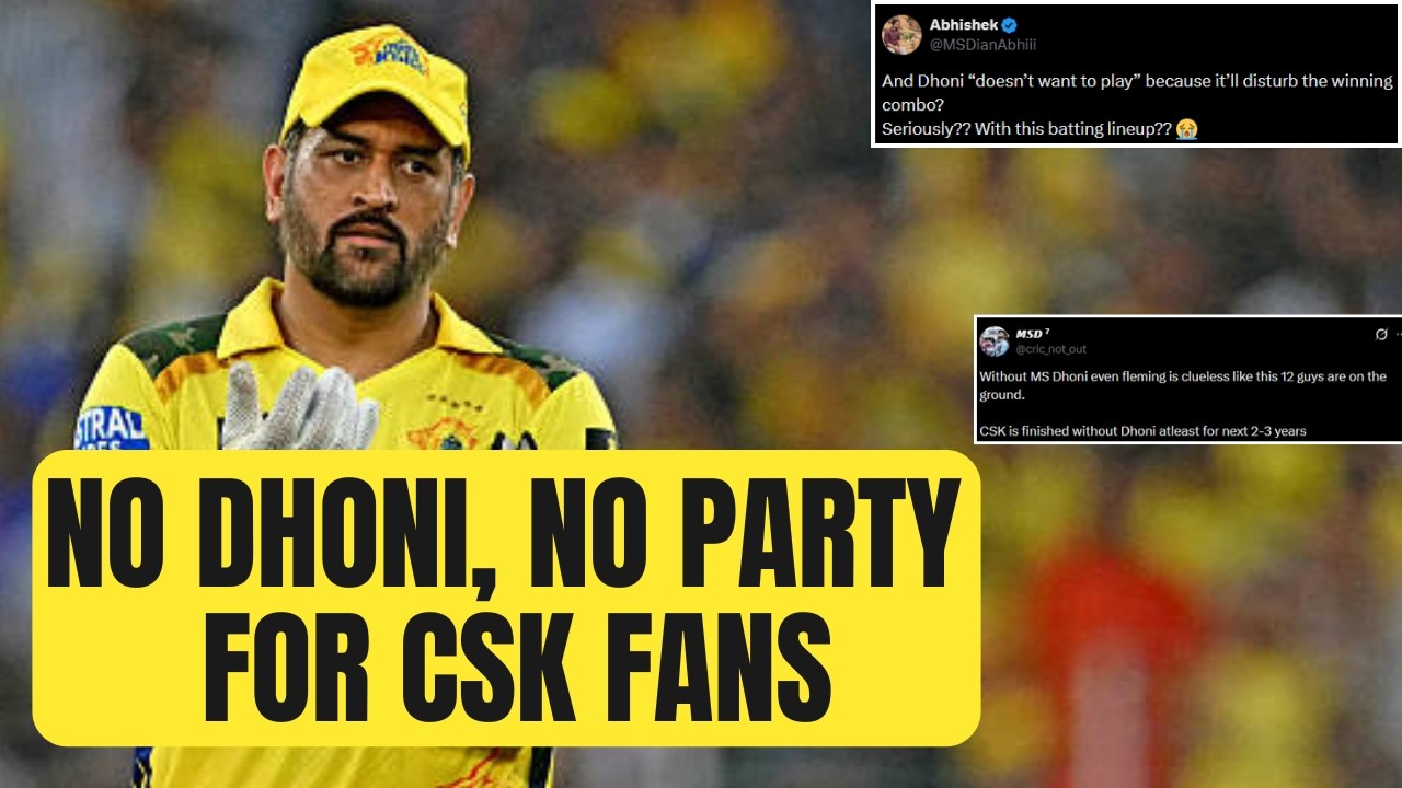 'Why is MS Dhoni not playing?' - CSK fans enraged as Thala misses 8th IPL 2026 game |Sports Today