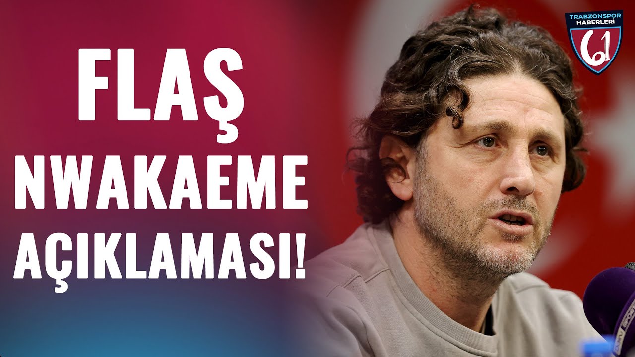 Anthony Nwakaeme Teknik Ekibe Mi Katılacak? Fatih Tekke'den Flaş Açıklama | Trabzonspor - Kasımpaşa