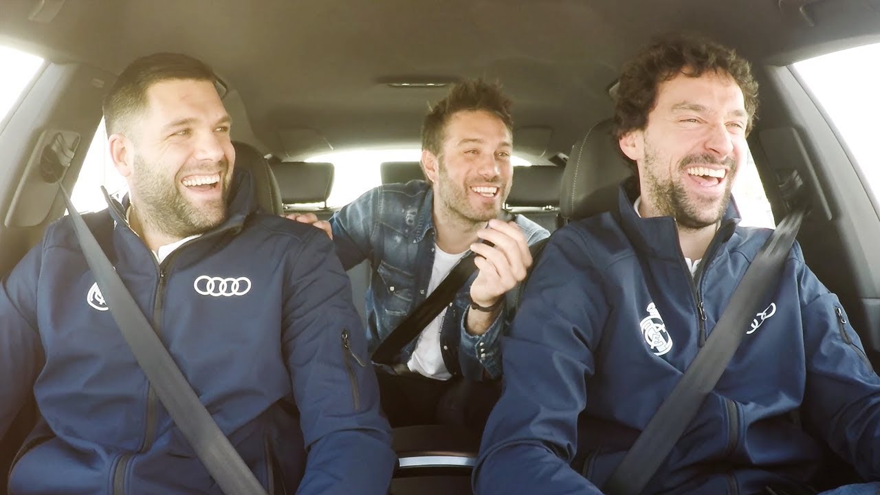 ¡Risas con Reyes y Llull en el nuevo Audi Q8! | Real Madrid Baloncesto