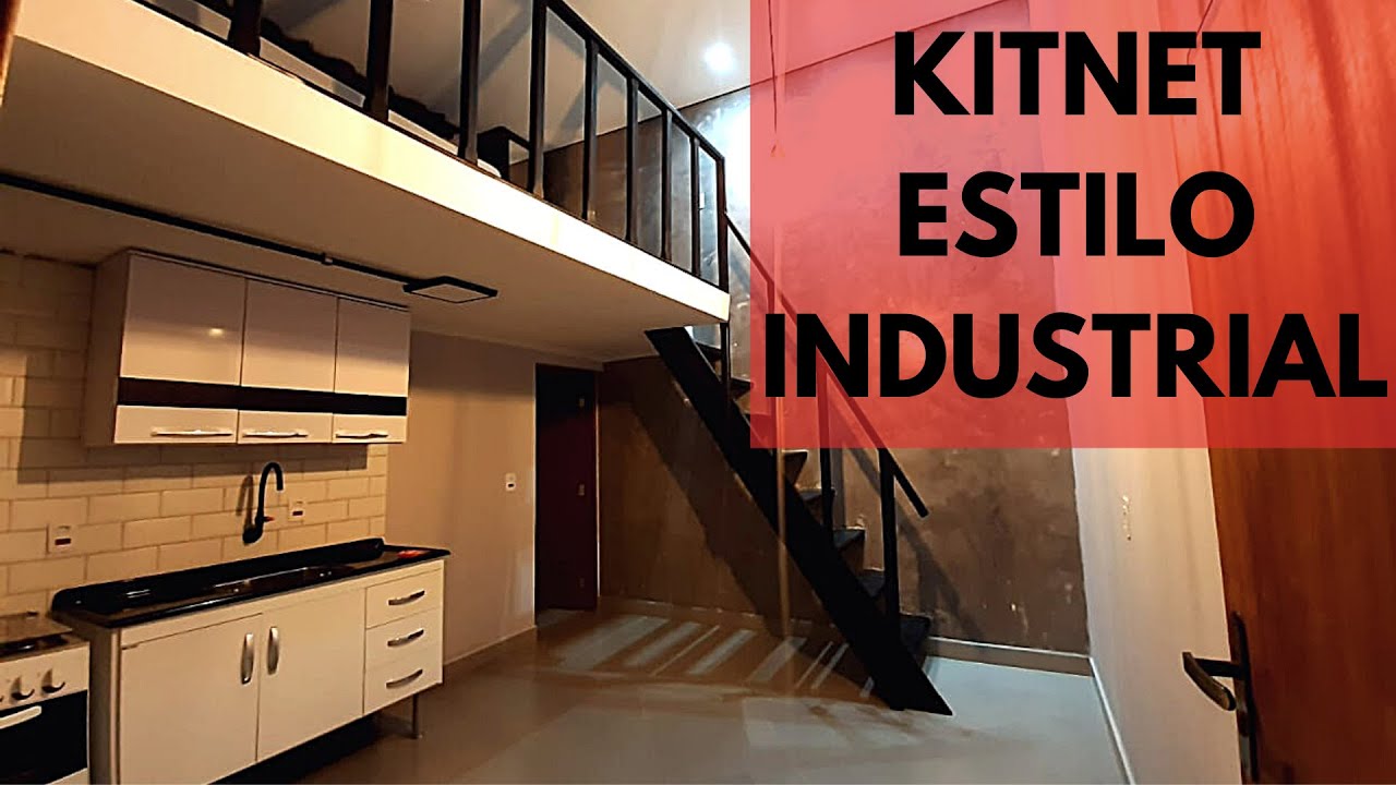 Nossa Primeira Kitnet Mobiliada Estilo Industrial - INVESTINDO EM KITNETS