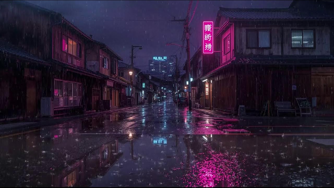 Night Rain Ambience 🌙 Lofi Beats for Focus, Relax & Quiet Moments #10