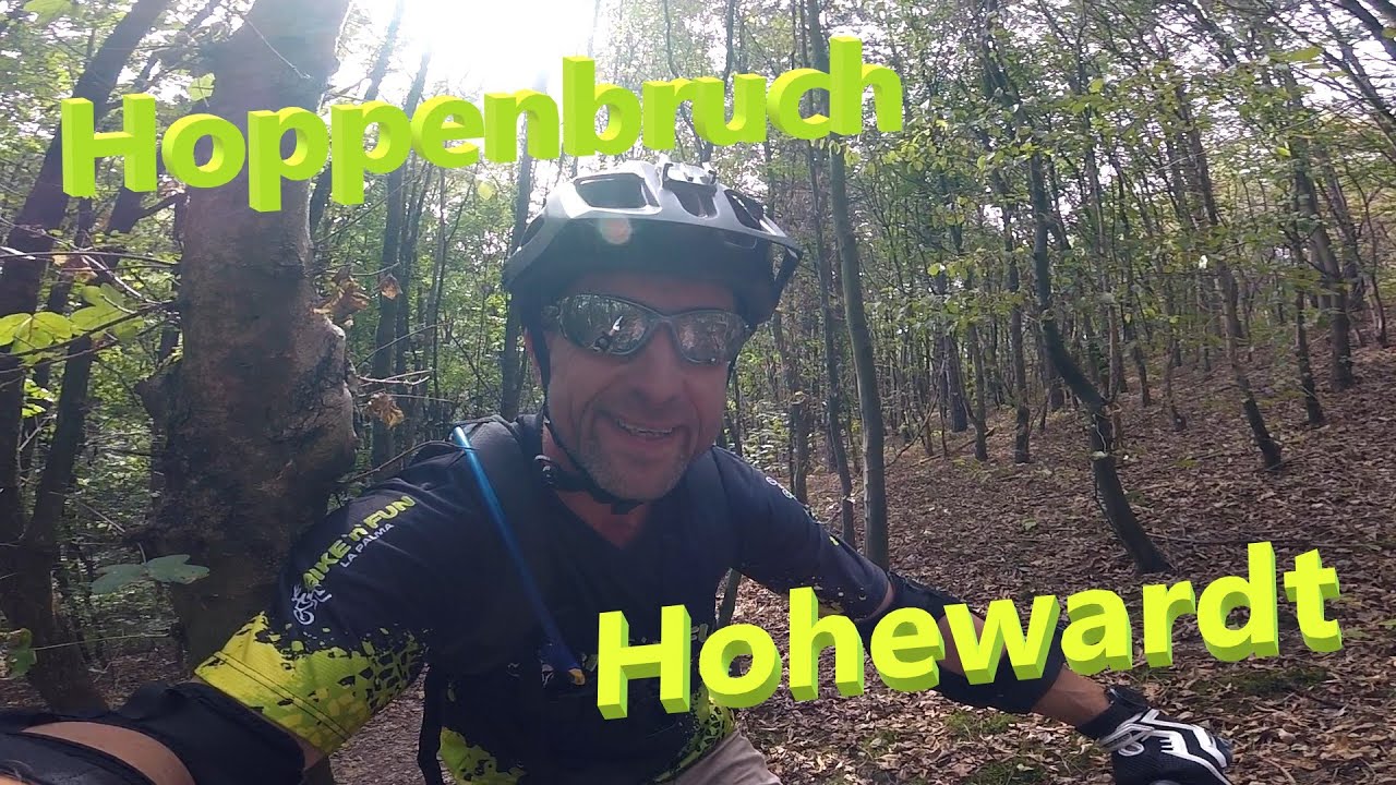 Halde Hoppenbruch, erste Sprünge und Abfahrt Hohewardt.