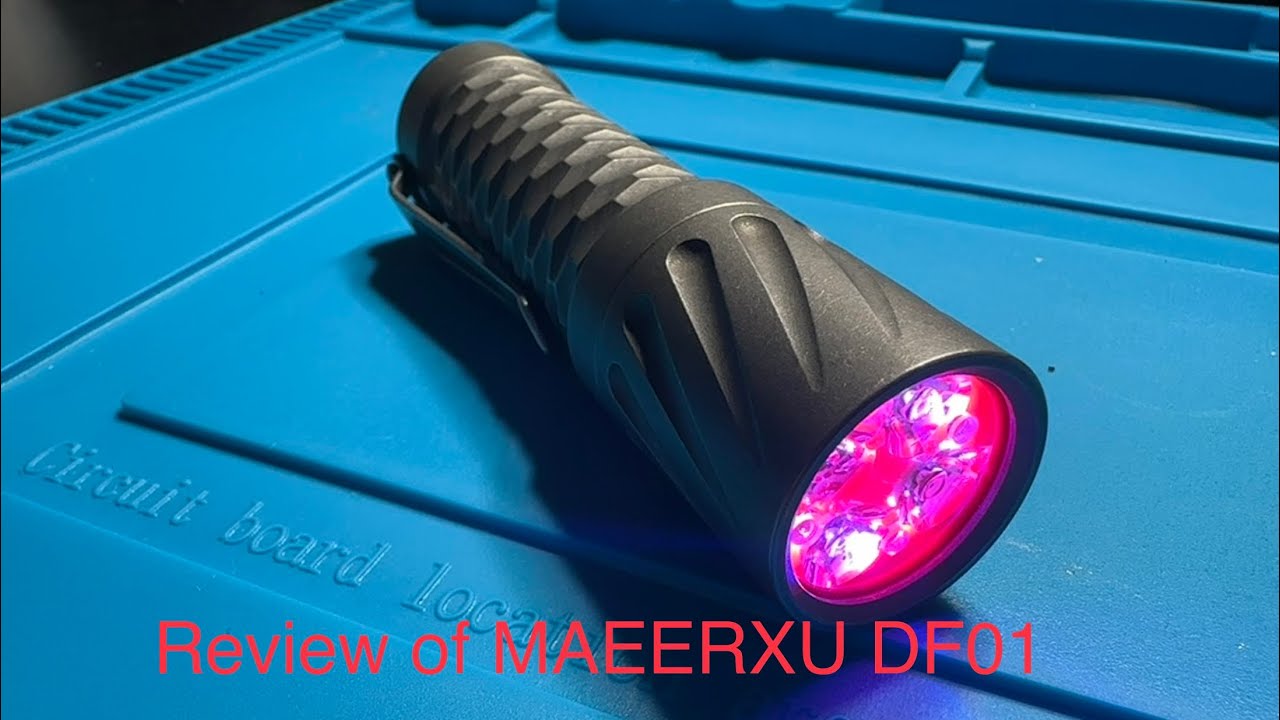 Review of Maeerxu DF01 Ti Stone flashlight. SST20 2700k 18650.