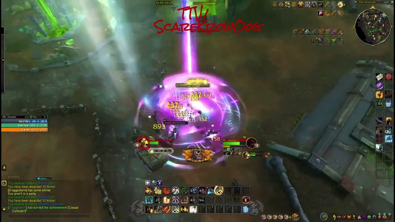 Ret pali and a fresh 80 rogue try to jump me for the war crate and get owned by my Unholy DK!! GG