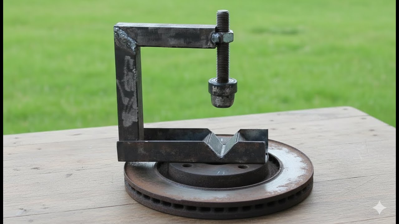 Fabriquer un Étau à Tube Fait Maison Robuste avec des Outils Mis au Rebut (Recyclage)